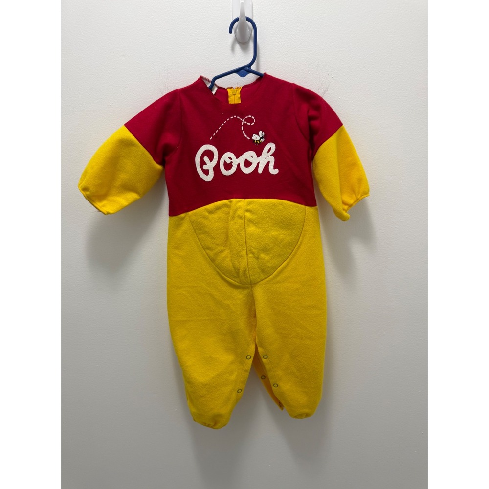 Vintage Disney Catalog Pooh Bear Infant Romper Costume Red Yellow 12-24 Months